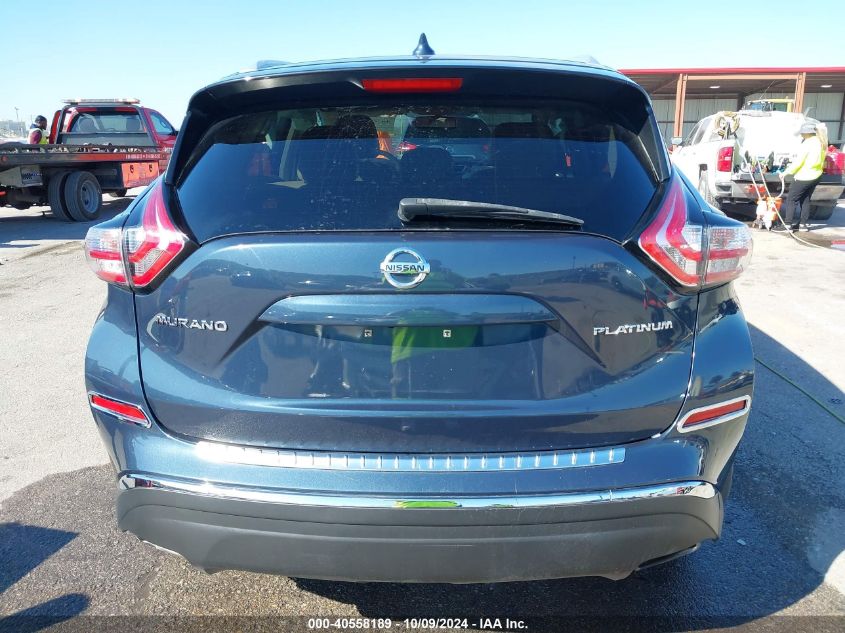 5N1AZ2MG6JN184826 2018 Nissan Murano Platinum