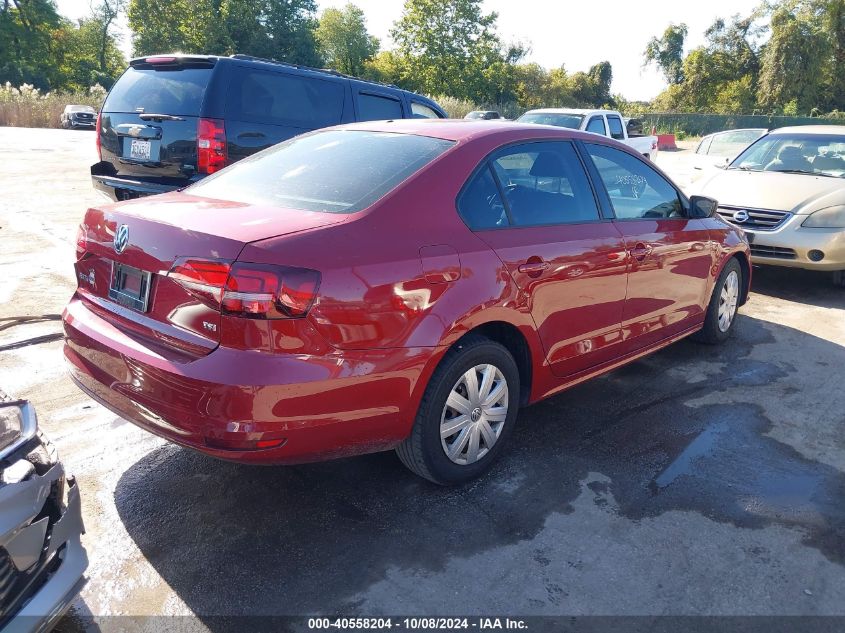 2016 Volkswagen Jetta 1.4T S VIN: 3VW267AJ5GM306204 Lot: 40558204