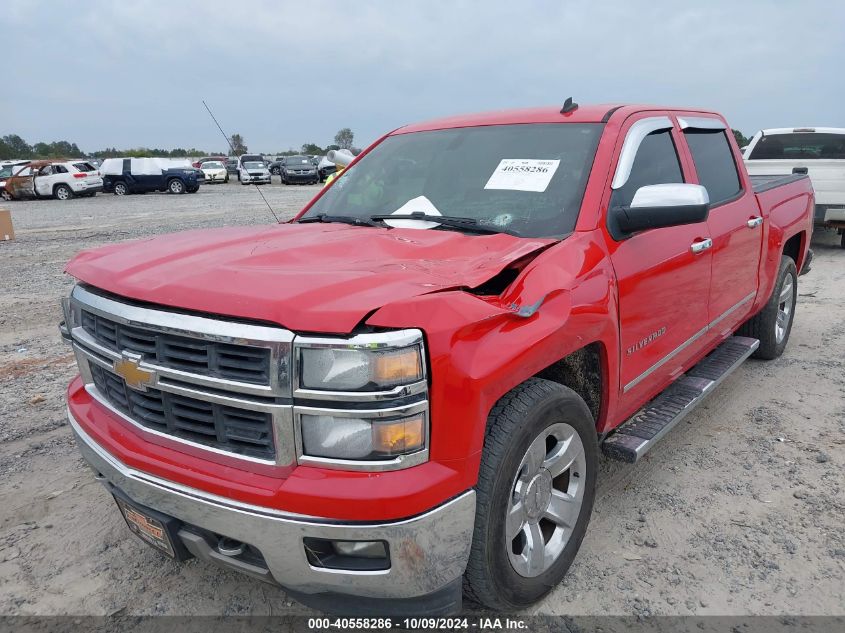 2014 Chevrolet Silverado 1500 2Lt VIN: 3GCPCREC5EG299453 Lot: 40558286