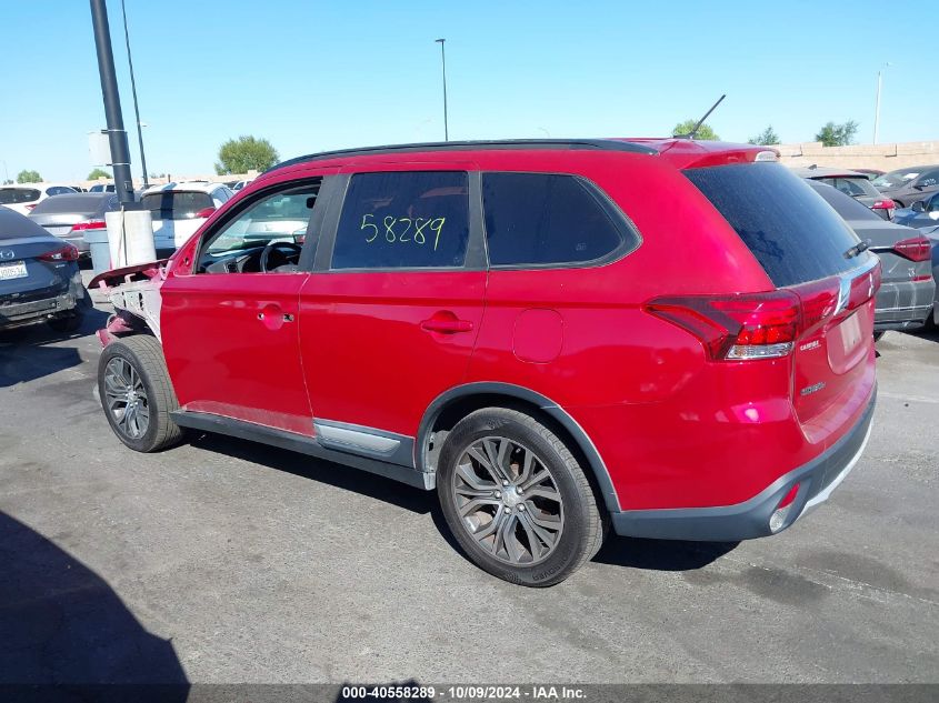 2016 Mitsubishi Outlander Se/Sel VIN: JA4AD3A31GZ065166 Lot: 40558289