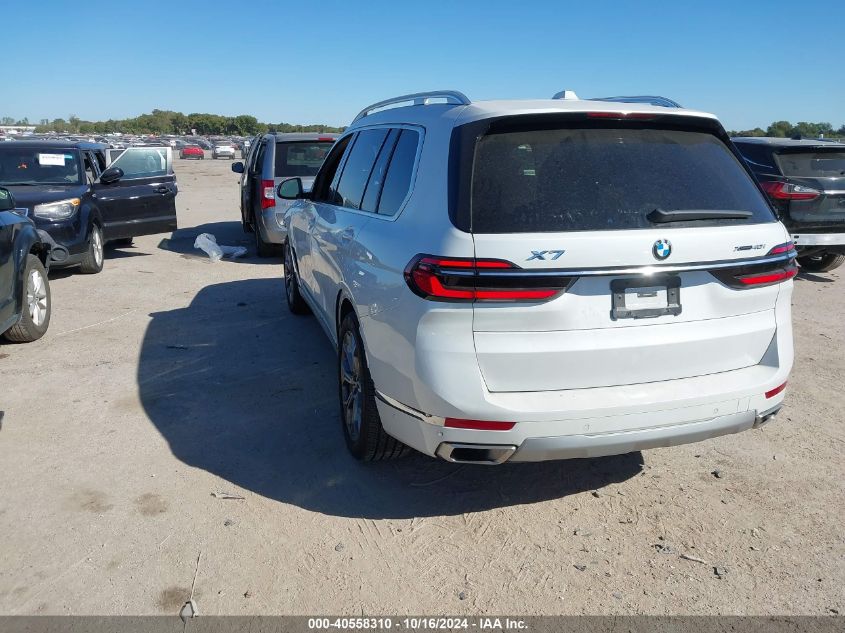 2024 BMW X7 xDrive40I VIN: 5UX23EM04R9T93287 Lot: 40558310