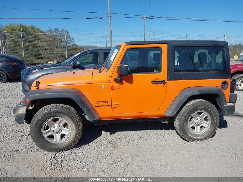 2012 Jeep Wrangler Sport VIN: 1C4AJWAG9CL239436 Lot: 40558312