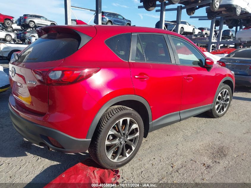 2016 Mazda Cx-5 Grand Touring VIN: JM3KE4DYXG0847921 Lot: 40558348