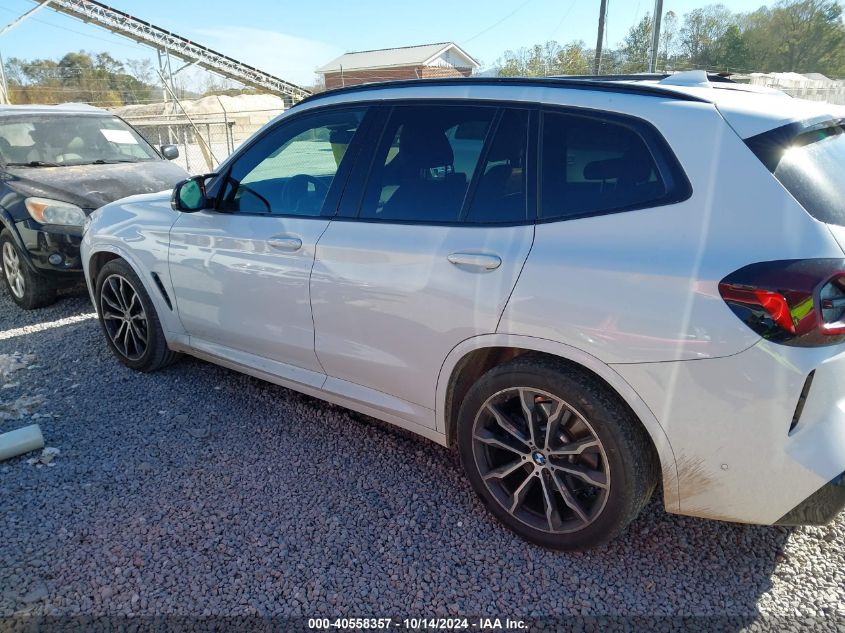 2022 BMW X3 M40I VIN: 5UX83DP04N9J60195 Lot: 40558357