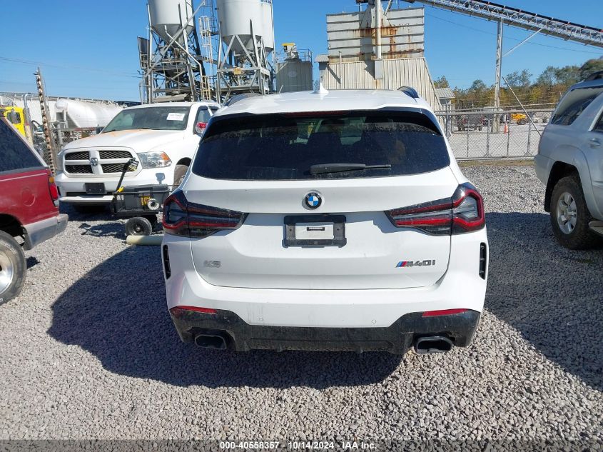 2022 BMW X3 M40I VIN: 5UX83DP04N9J60195 Lot: 40558357