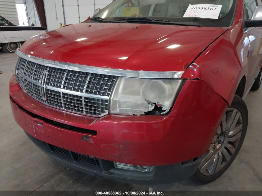 2010 Lincoln Mkx VIN: 2LMDJ8JC5ABJ21242 Lot: 40558362