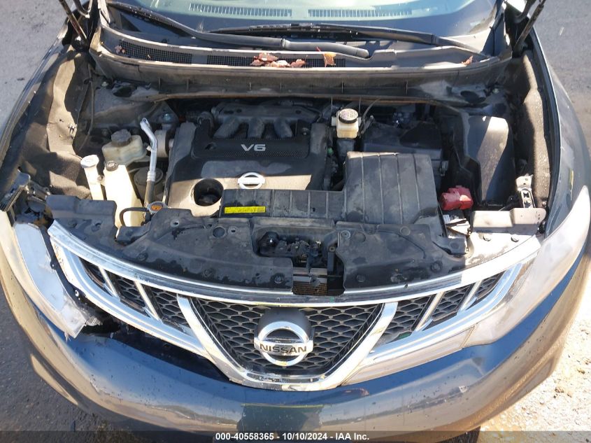 JN8AZ1MWXCW210965 2012 Nissan Murano Sl