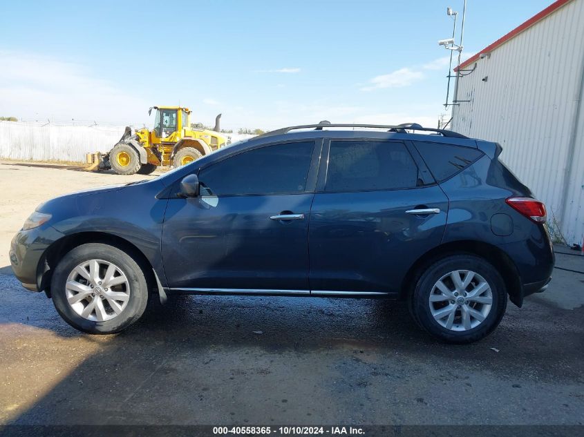 JN8AZ1MWXCW210965 2012 Nissan Murano Sl