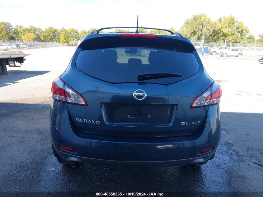 JN8AZ1MWXCW210965 2012 Nissan Murano Sl