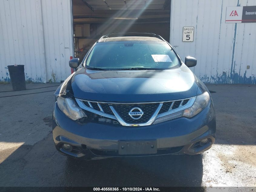 JN8AZ1MWXCW210965 2012 Nissan Murano Sl