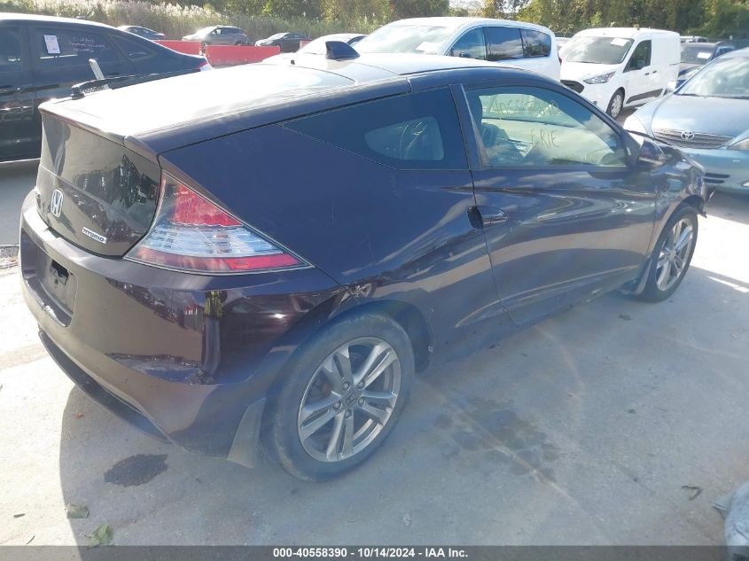 2013 Honda Cr-Z Ex VIN: JHMZF1D6XDS001059 Lot: 40558390