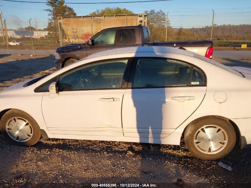 2009 Honda Civic Hybrid VIN: JHMFA36219S014345 Lot: 40558398