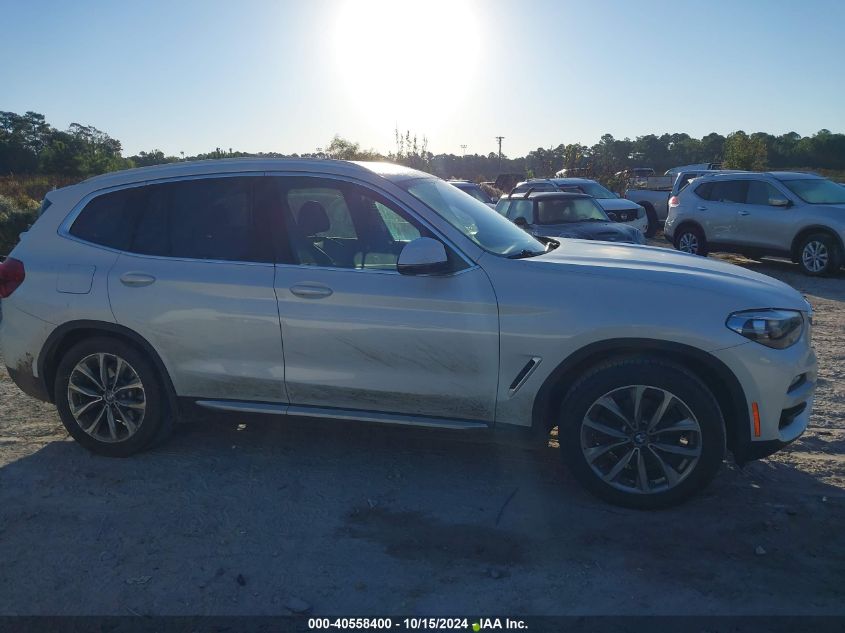 2019 BMW X3 Sdrive30I VIN: 5UXTR7C54KLR52440 Lot: 40558400