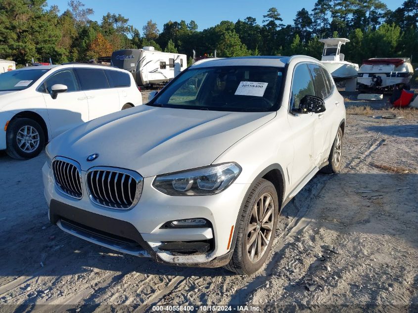 VIN 5UXTR7C54KLR52440 2019 BMW X3, Sdrive30I no.2