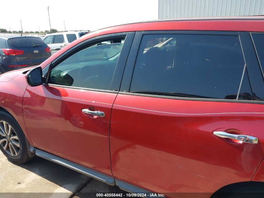 2014 Nissan Pathfinder S VIN: 5N1AR2MN5EC728040 Lot: 40558442