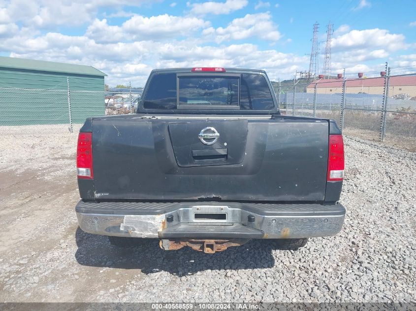 2008 Nissan Titan Se VIN: 1N6AA07C28N304704 Lot: 40558559