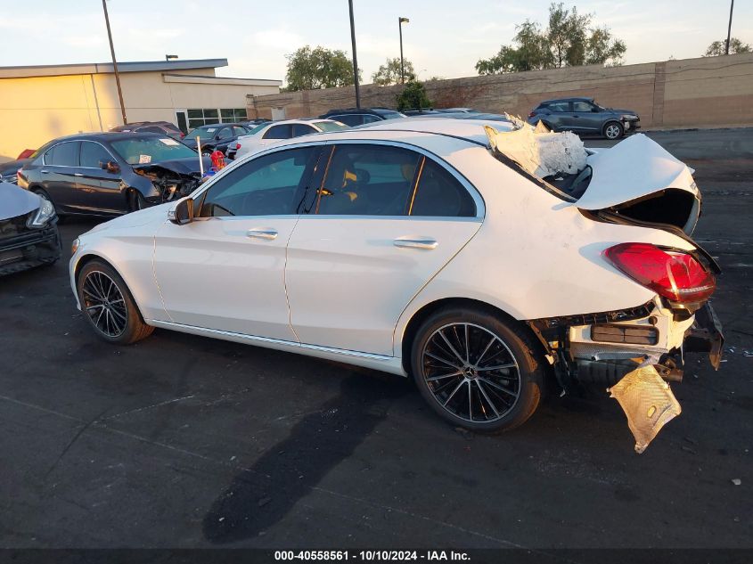 2021 Mercedes-Benz C 300 Sedan VIN: W1KWF8DB3MR631559 Lot: 40558561