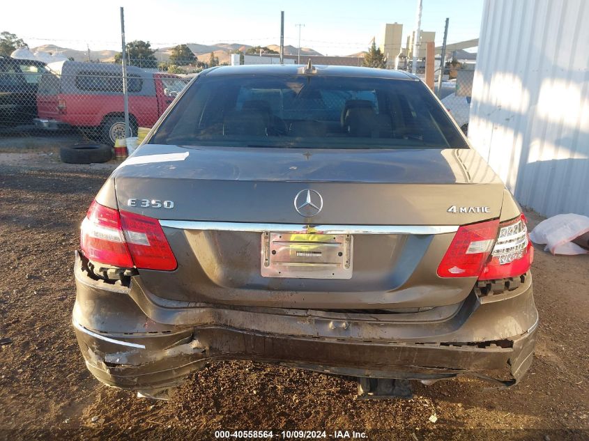 2011 Mercedes-Benz E 350 4Matic VIN: WDDHF8HB6BA350922 Lot: 40558564