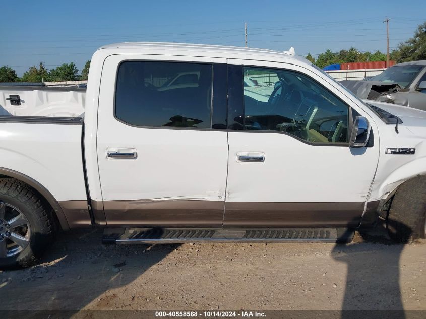 2018 Ford F-150 Lariat VIN: 1FTEW1EG2JKD54012 Lot: 40558568