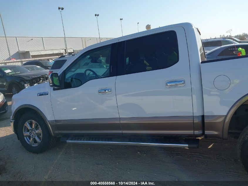 2018 Ford F-150 Lariat VIN: 1FTEW1EG2JKD54012 Lot: 40558568