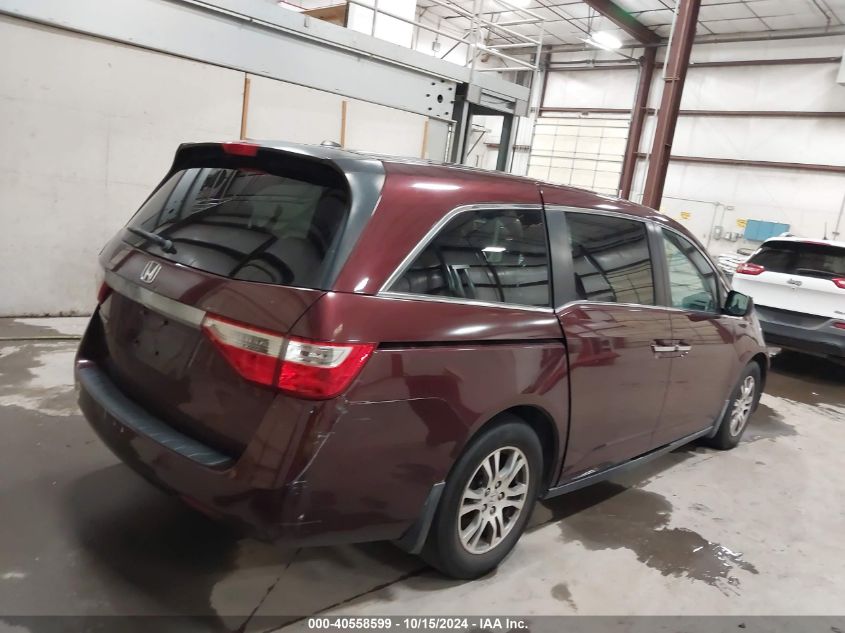 2012 Honda Odyssey Ex-L VIN: 5FNRL5H6XCB094186 Lot: 40558599