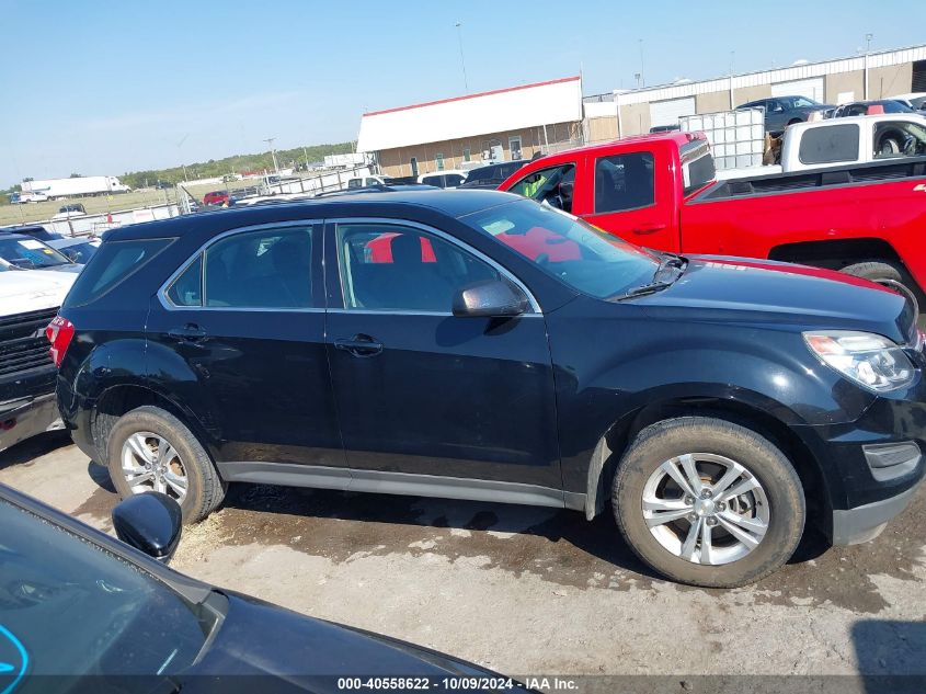 2016 Chevrolet Equinox Ls VIN: 2GNFLEEKXG6175373 Lot: 40558622