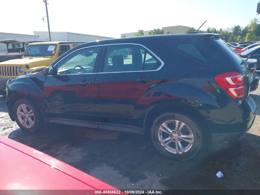 2016 Chevrolet Equinox Ls VIN: 2GNFLEEKXG6175373 Lot: 40558622