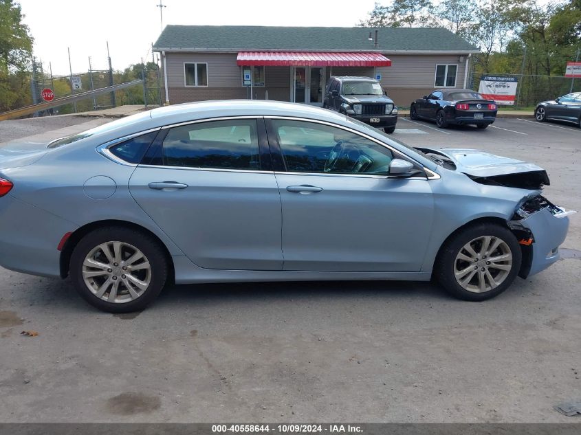 2015 Chrysler 200 Limited VIN: 1C3CCCAB7FN699357 Lot: 40558644