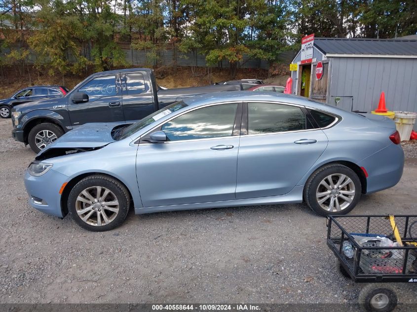 2015 Chrysler 200 Limited VIN: 1C3CCCAB7FN699357 Lot: 40558644