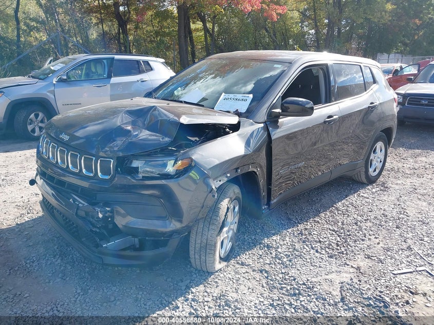 VIN 3C4NJCAB5NT213976 2022 JEEP COMPASS SPORT FWD