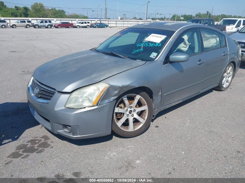 2008 Nissan Maxima 3.5 Se VIN: 1N4BA41E78C833155 Lot: 40558682