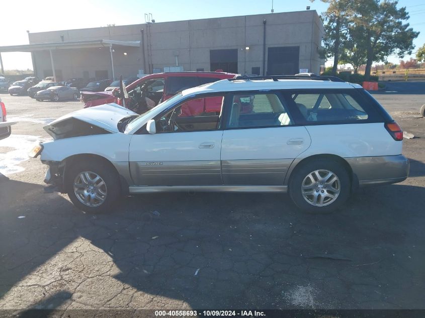 2001 Subaru Legacy Outback Limited VIN: 4S3BH686917623266 Lot: 40558693