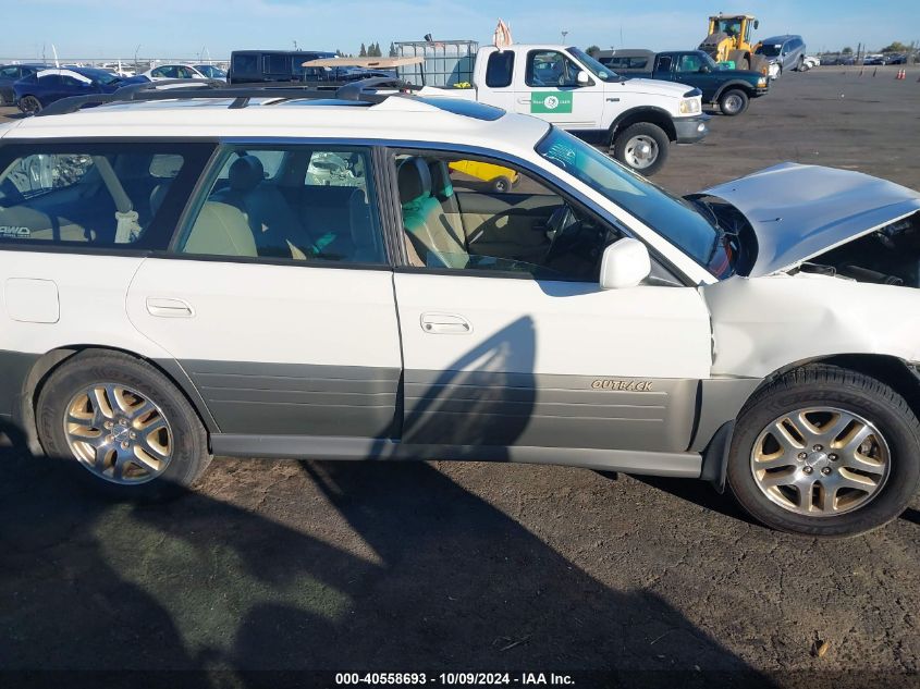 2001 Subaru Legacy Outback Limited VIN: 4S3BH686917623266 Lot: 40558693