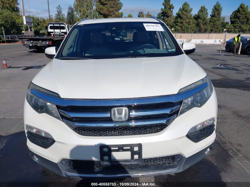 5FNYF6H01HB053442 2017 Honda Pilot Elite