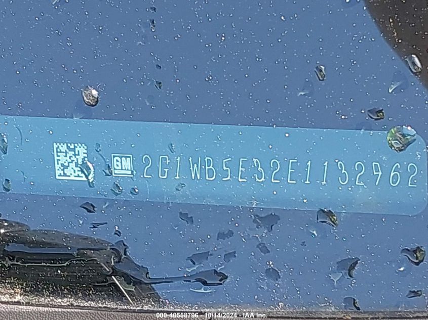 2014 Chevrolet Impala Limited Lt VIN: 2G1WB5E32E1132962 Lot: 40558796