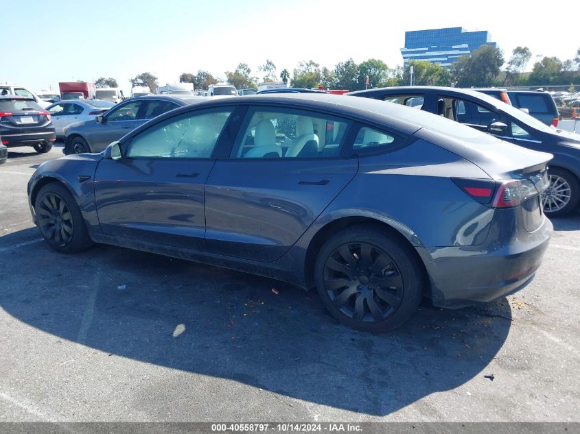 2022 Tesla Model 3 Rear-Wheel Drive VIN: 5YJ3E1EA8NF357943 Lot: 40558797