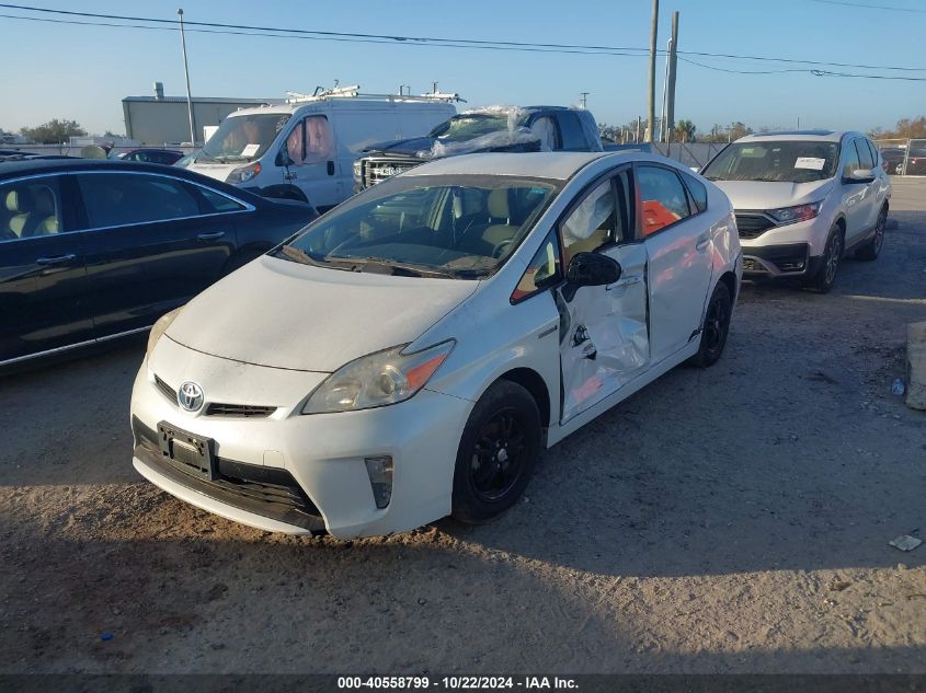 2013 Toyota Prius Two VIN: JTDKN3DU8D1690136 Lot: 40558799