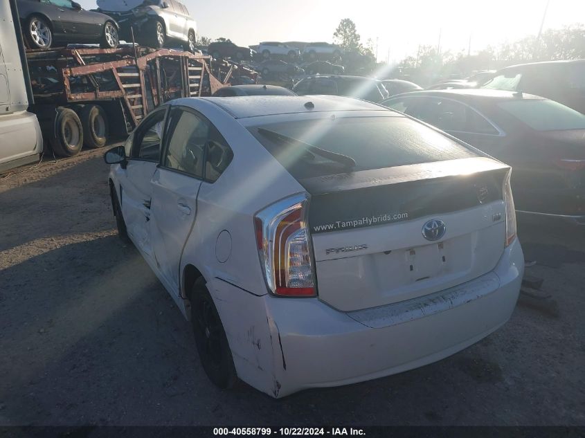 2013 Toyota Prius Two VIN: JTDKN3DU8D1690136 Lot: 40558799