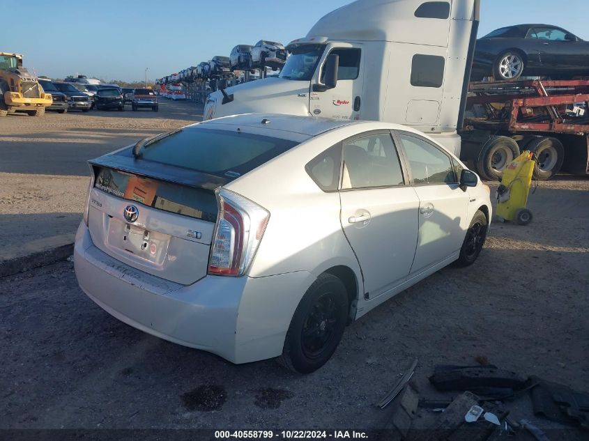 2013 Toyota Prius Two VIN: JTDKN3DU8D1690136 Lot: 40558799