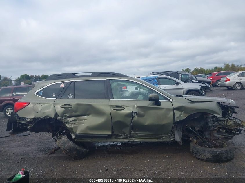 2016 Subaru Outback 2.5I Limited VIN: 4S4BSANC6G3314168 Lot: 40558818