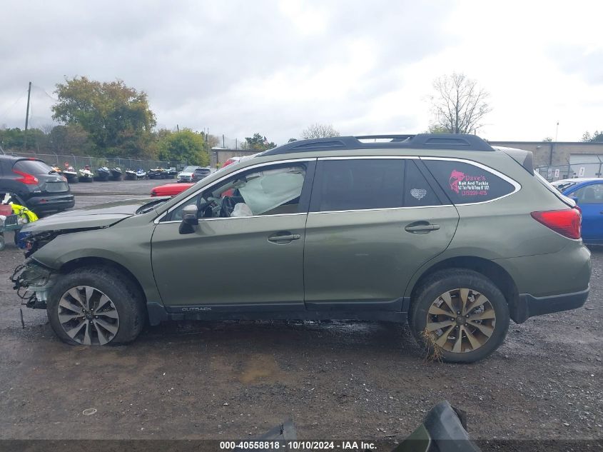 2016 Subaru Outback 2.5I Limited VIN: 4S4BSANC6G3314168 Lot: 40558818