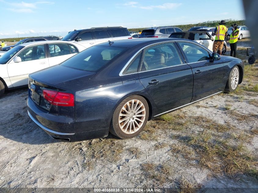 2013 Audi A8 L 4.0T VIN: WAUR2AFD1DN015081 Lot: 40558838