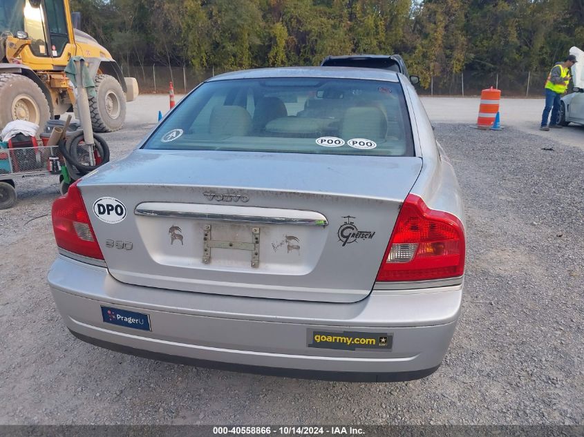 2004 Volvo S80 2.5T VIN: YV1TS59H741363838 Lot: 40558866