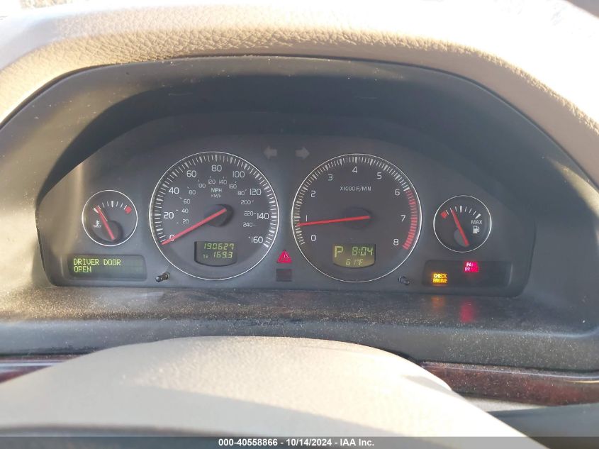 2004 Volvo S80 2.5T VIN: YV1TS59H741363838 Lot: 40558866