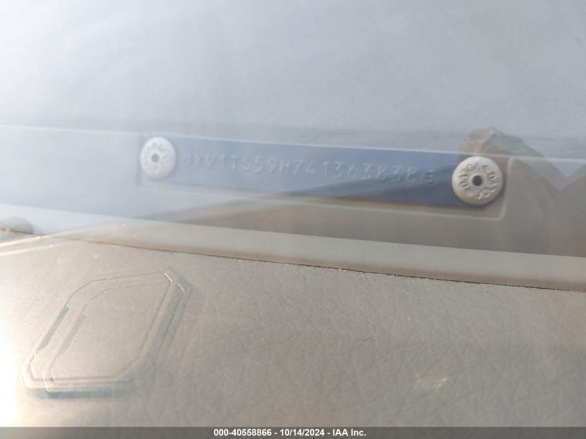 2004 Volvo S80 2.5T VIN: YV1TS59H741363838 Lot: 40558866