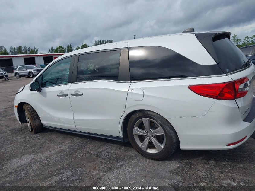 2020 Honda Odyssey Exl VIN: 5FNRL6H72LB043814 Lot: 40558898