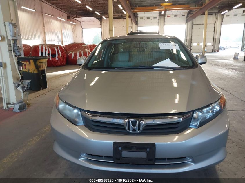 2012 Honda Civic Lx VIN: 19XFB2F50CE364353 Lot: 40558920