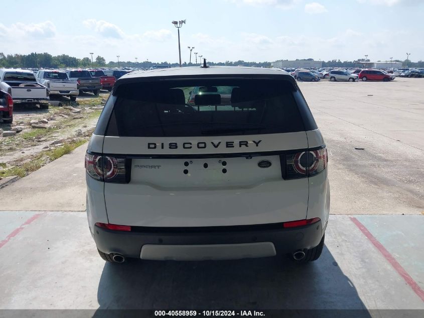 2016 Land Rover Discovery Sport Hse VIN: SALCR2BG1GH560364 Lot: 40558959