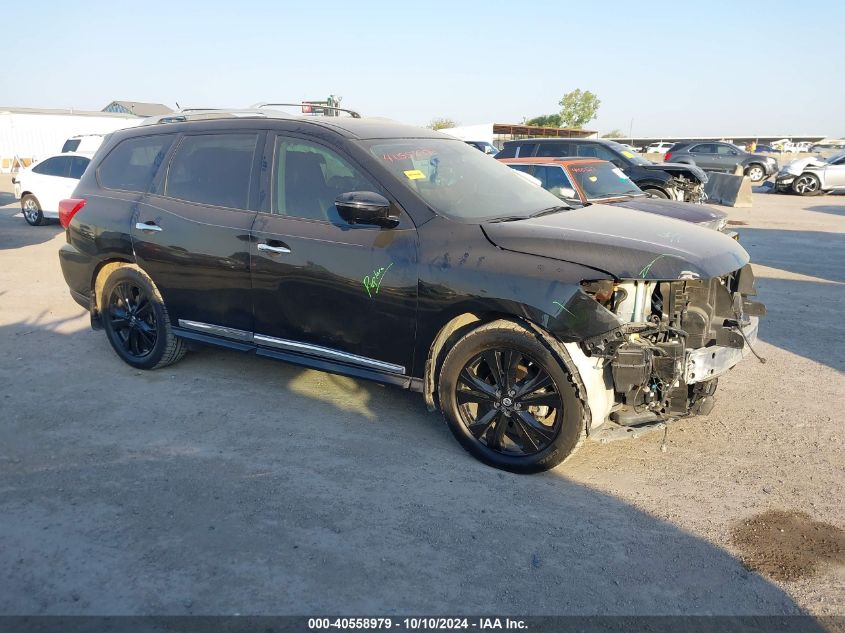 2017 Nissan Pathfinder Platinum VIN: 5N1DR2MN4HC905260 Lot: 40558979