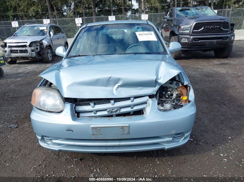 KMHCF35G65U613996 2005 Hyundai Accent L